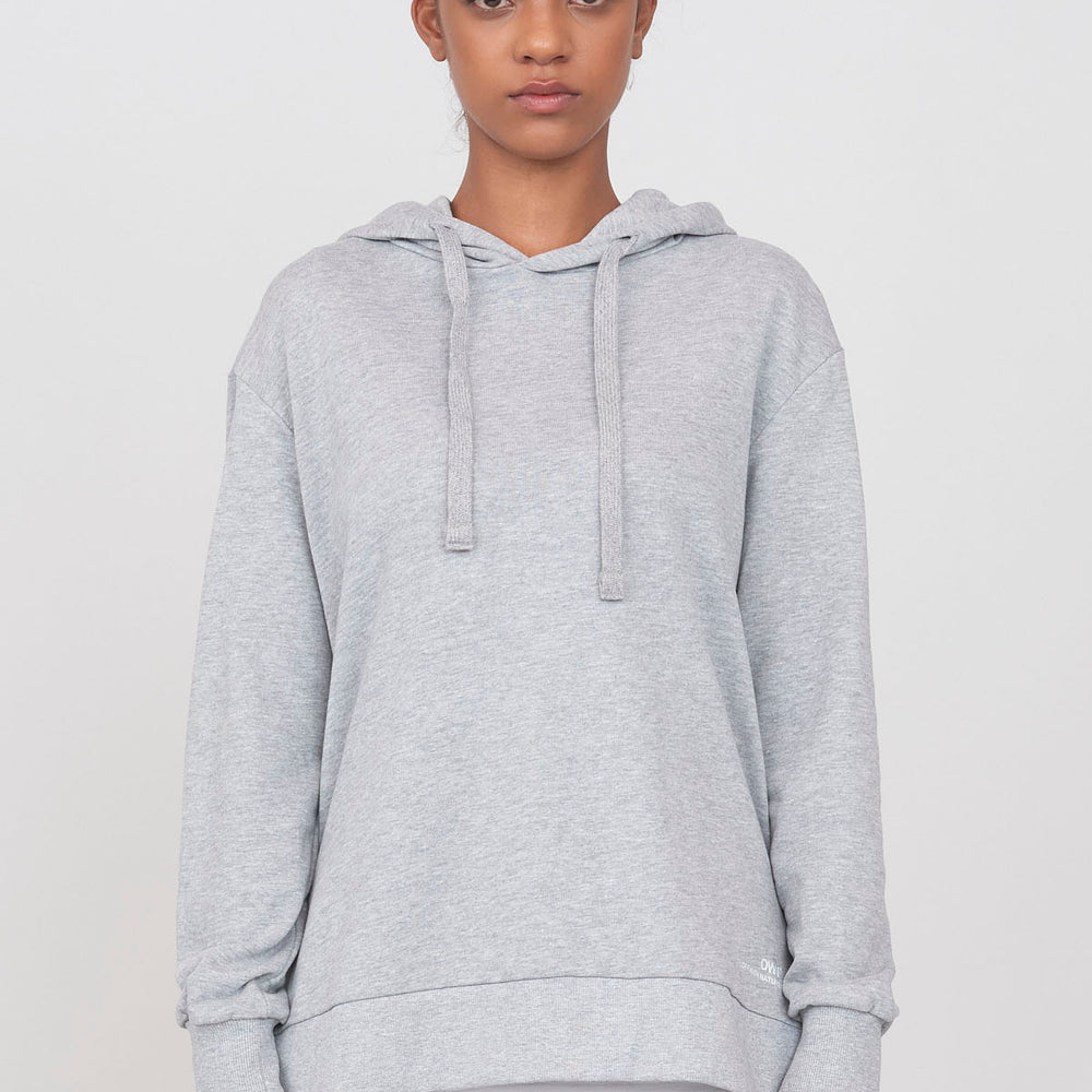 Hoodie with side slits