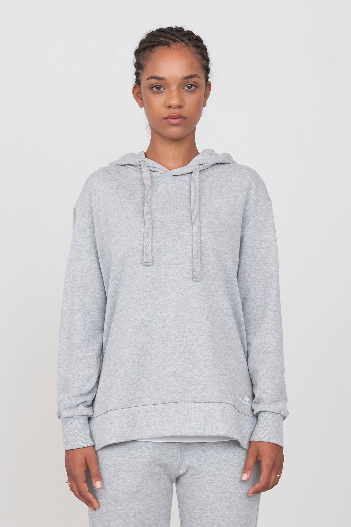 Hoodie with side slits