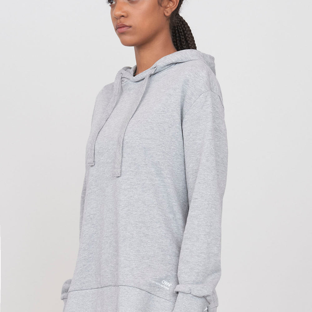 Hoodie with side slits