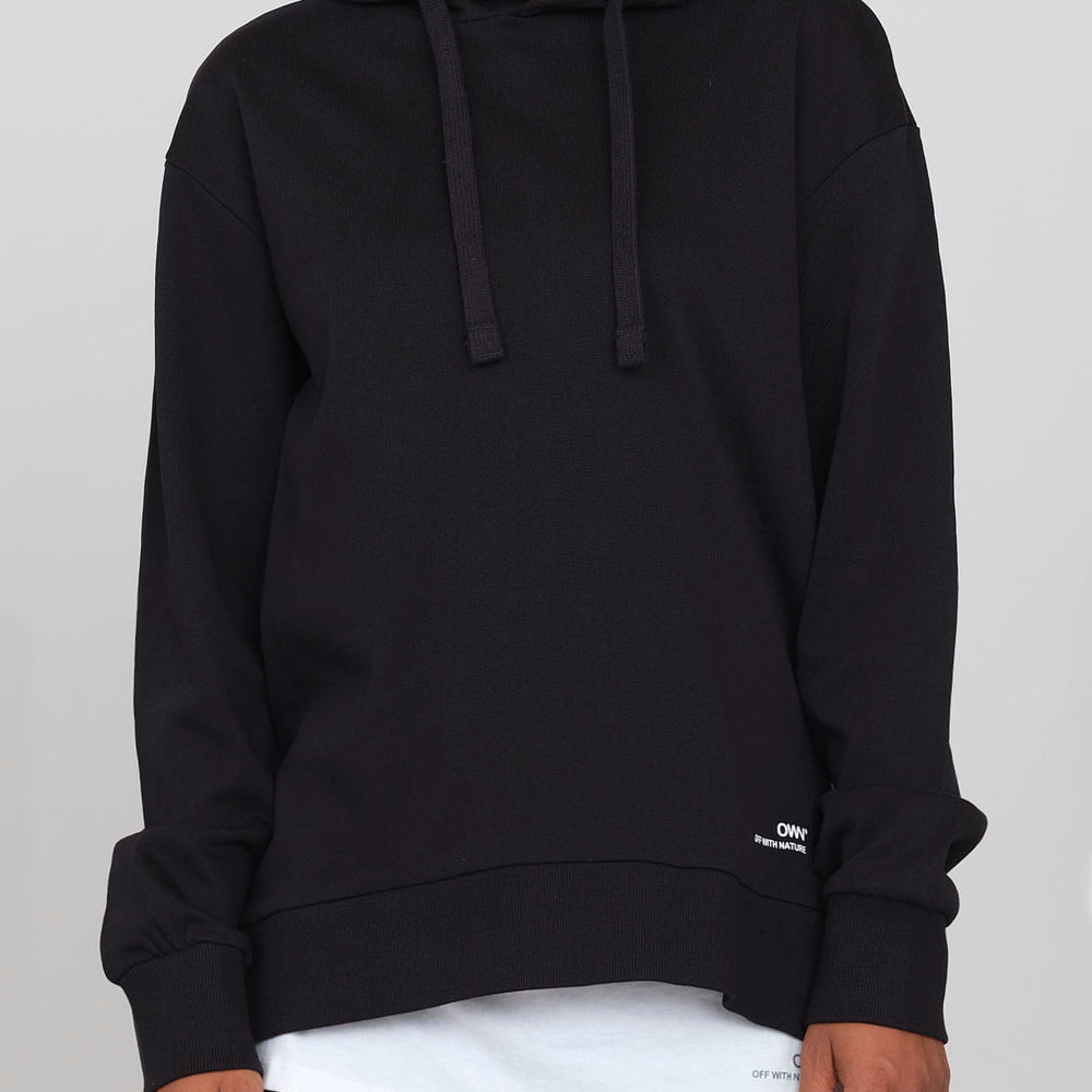 Hoodie with side slits