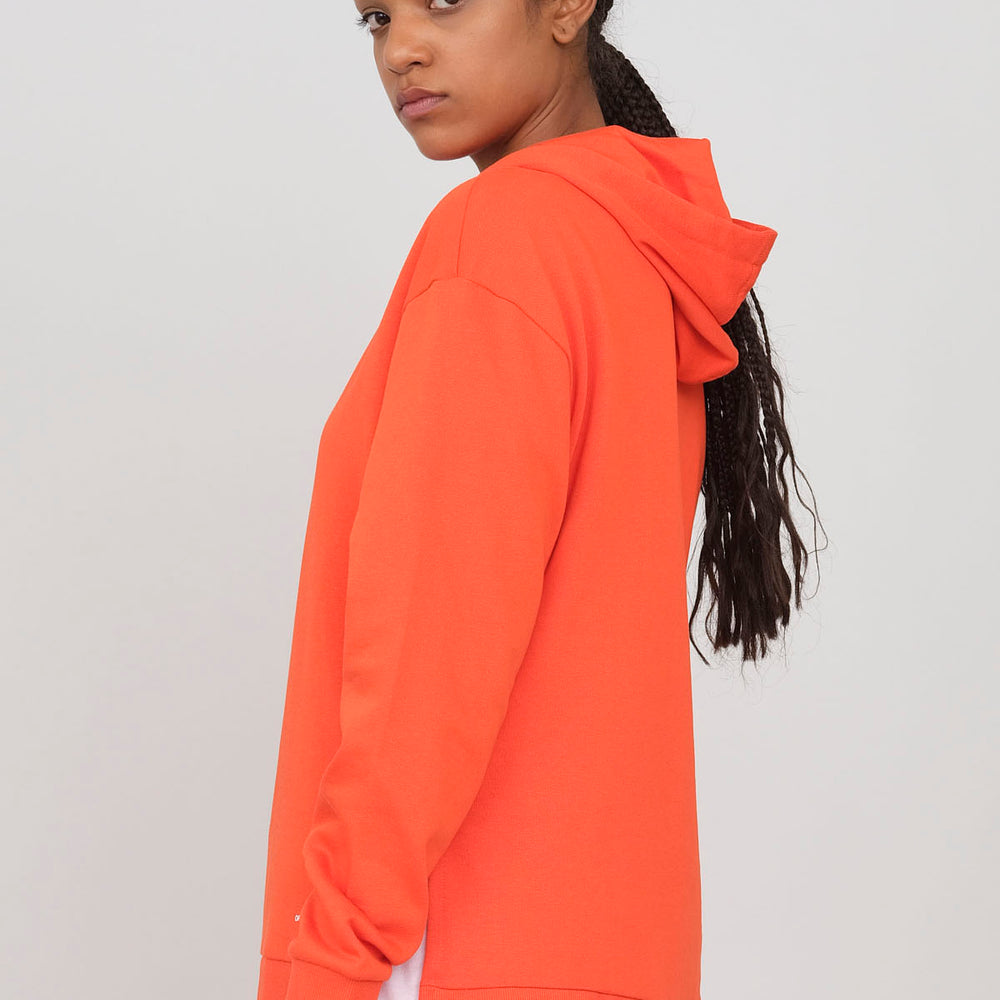 Hoodie with side slits