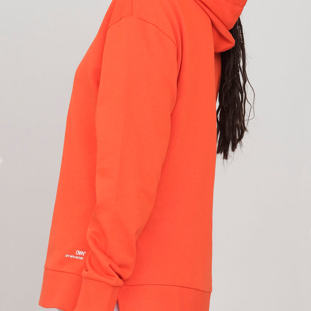 Hoodie with side slits