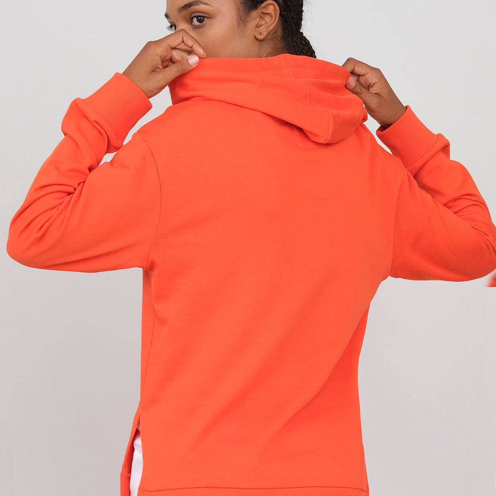 Hoodie with side slits