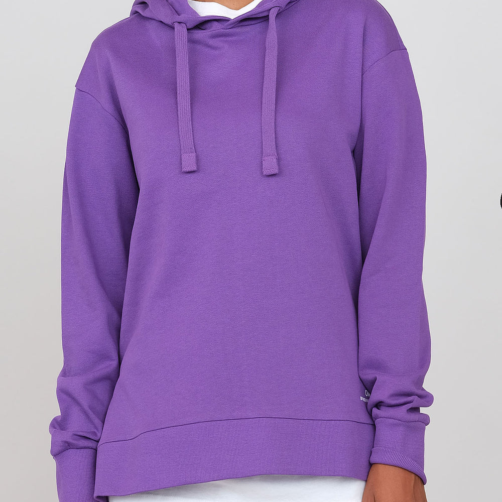 Hoodie with side slits