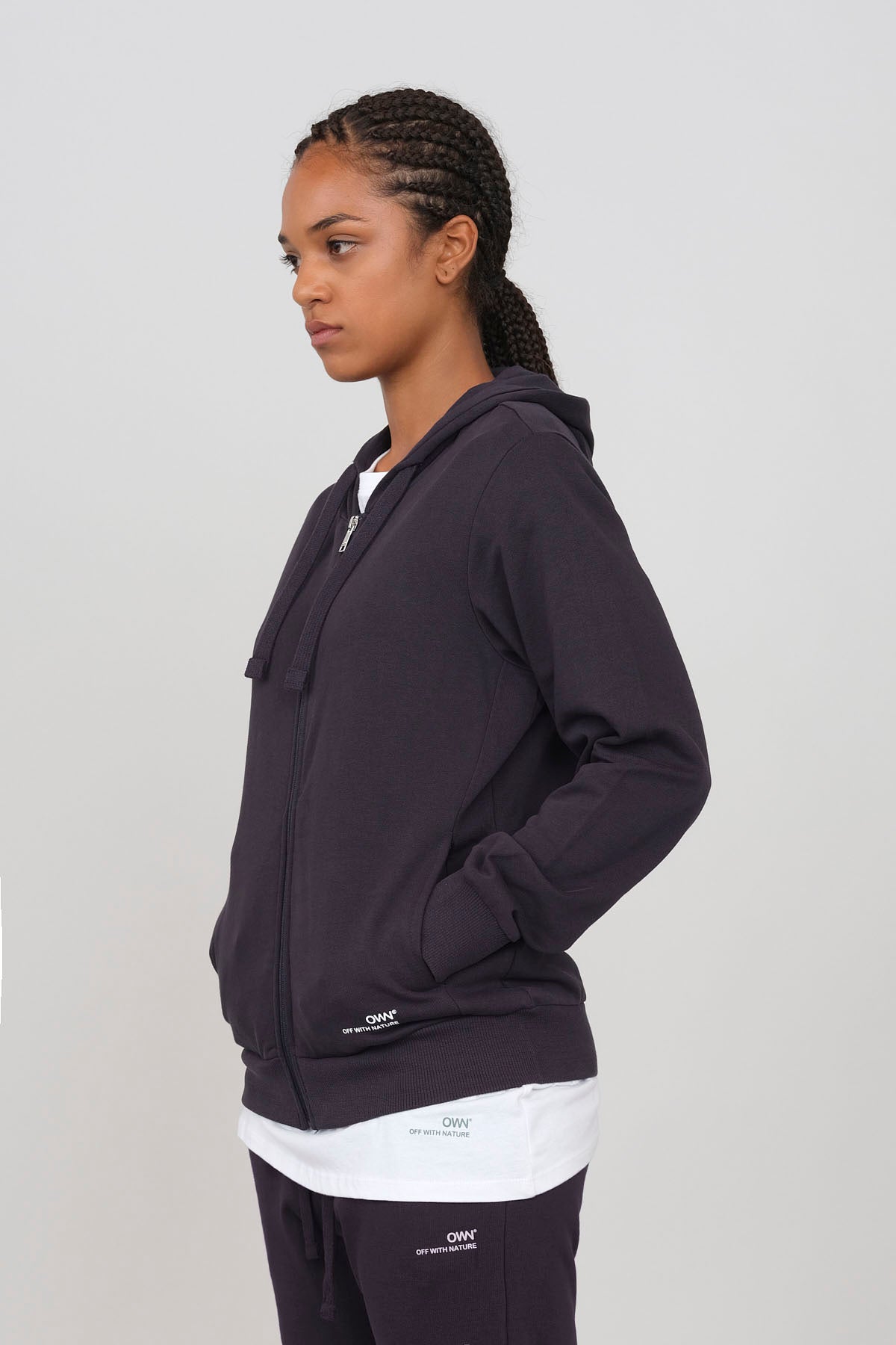 Zip-up hoodie