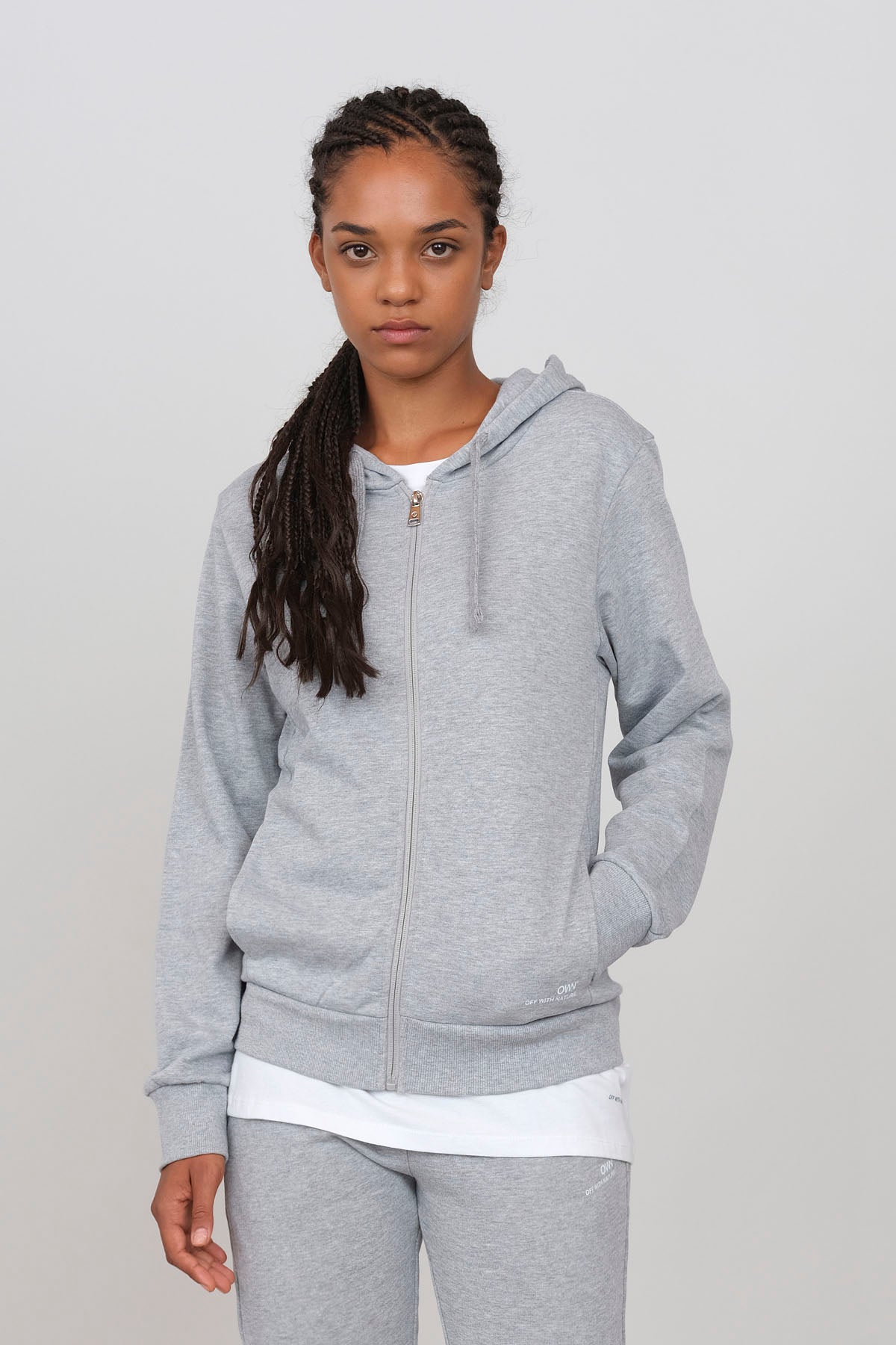 Zip-up hoodie