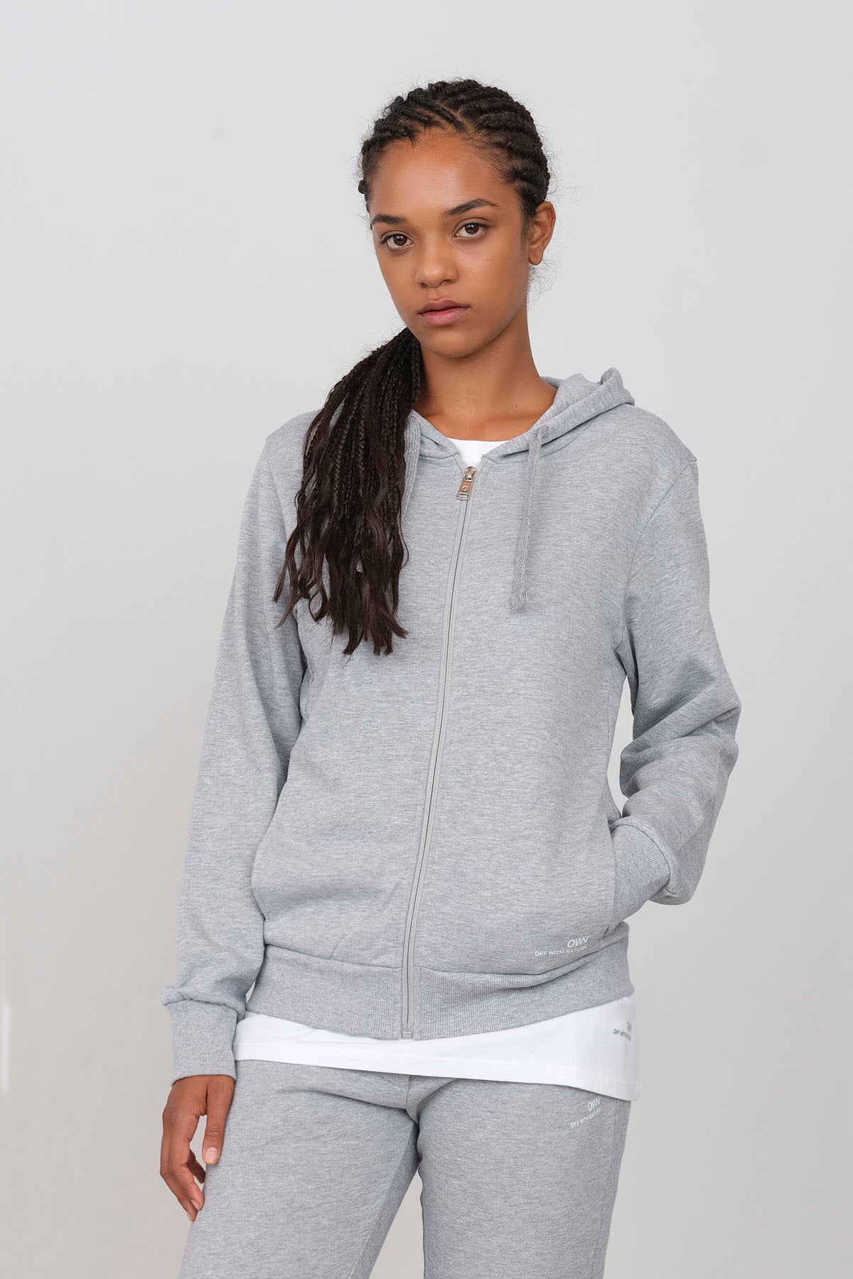 Zip-up hoodie