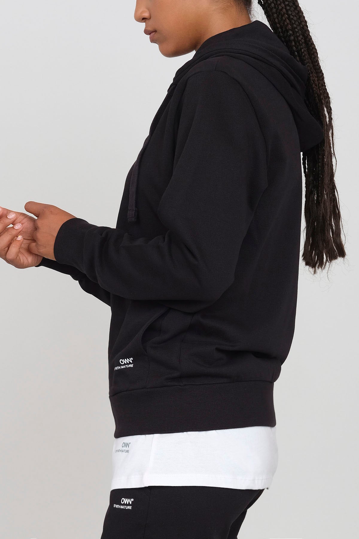 Zip-up hoodie