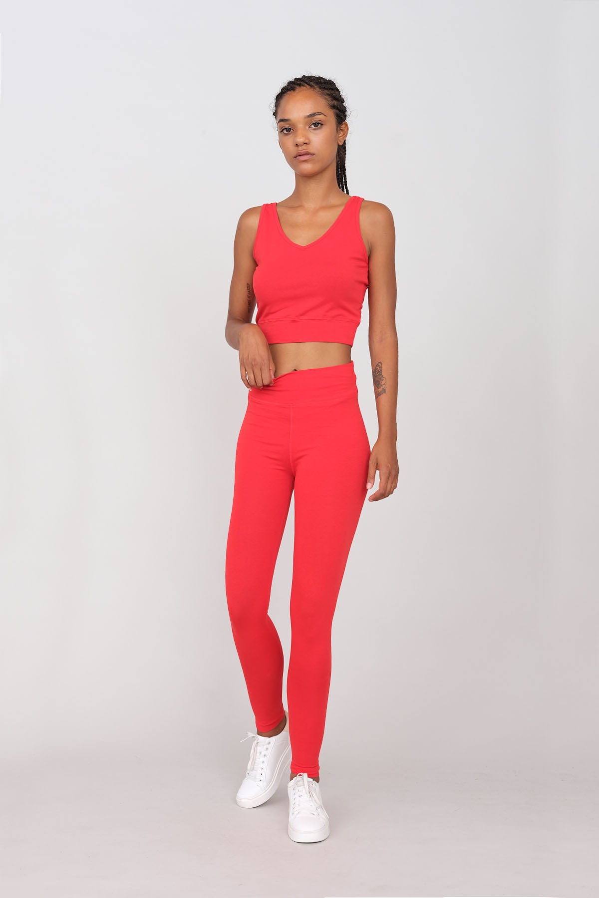 Active Leggings and Sports Top Set