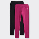 Leggings Nero e Fucsia - Set da 2