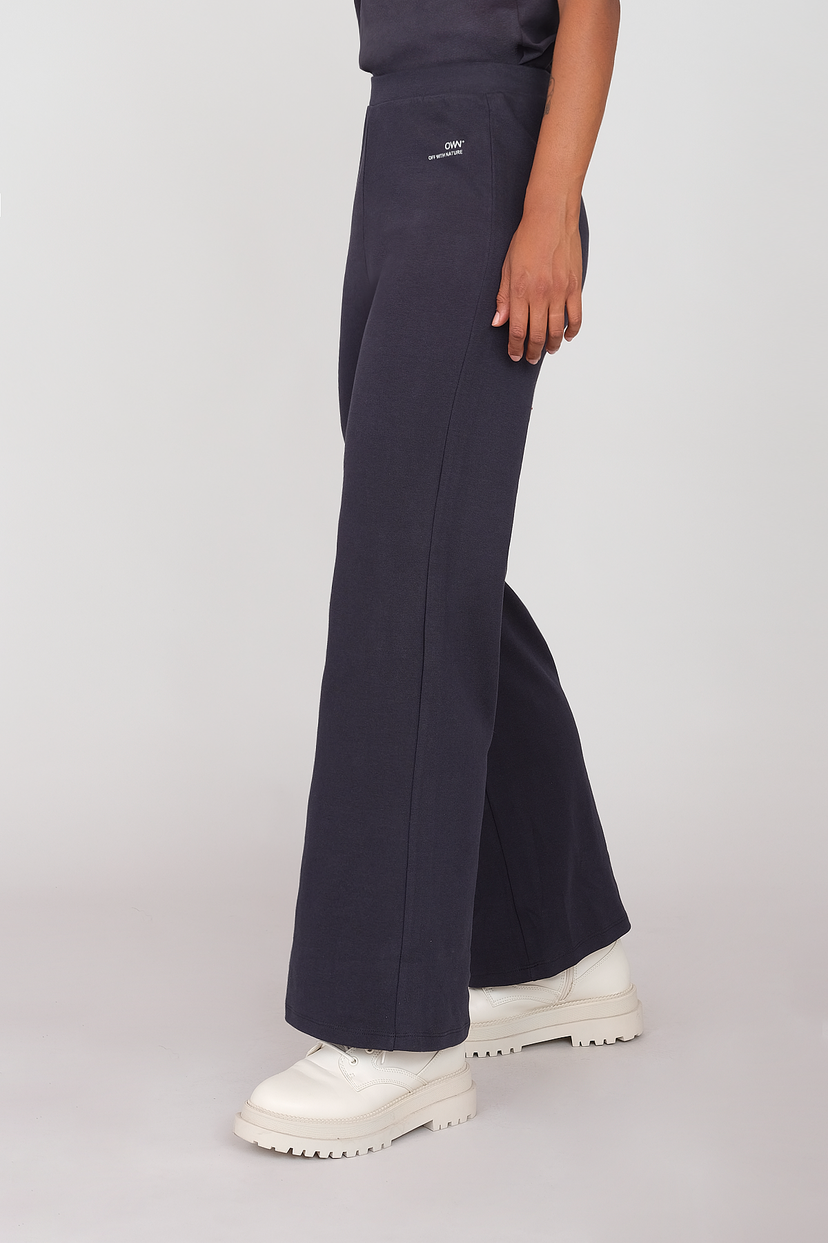 PALAZZO INTERLOCK PANTS