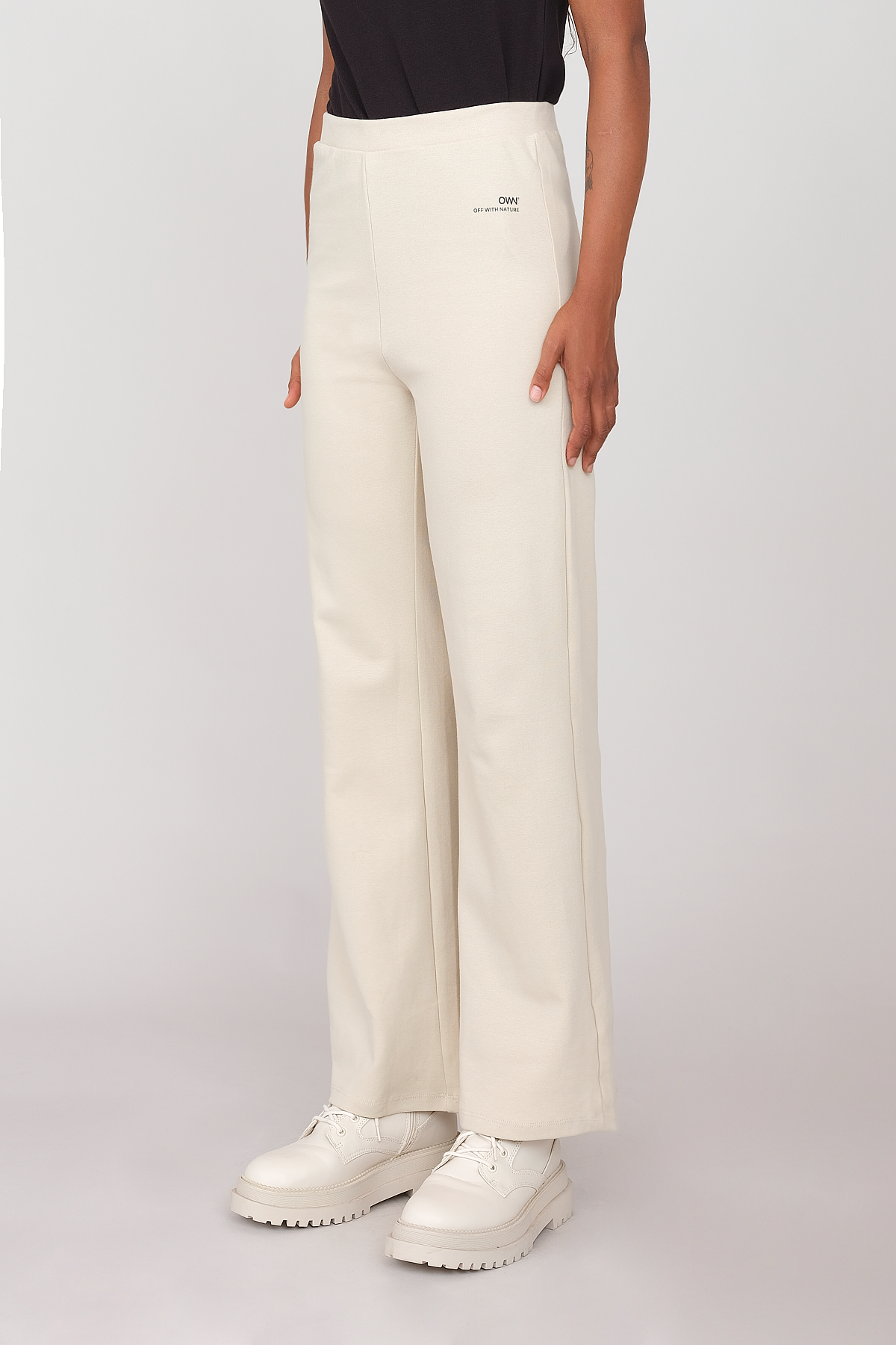 PALAZZO INTERLOCK PANTS