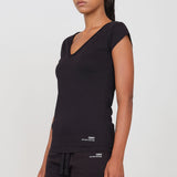 Black V-Neck T-Shirt