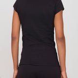 Black V-Neck T-Shirt
