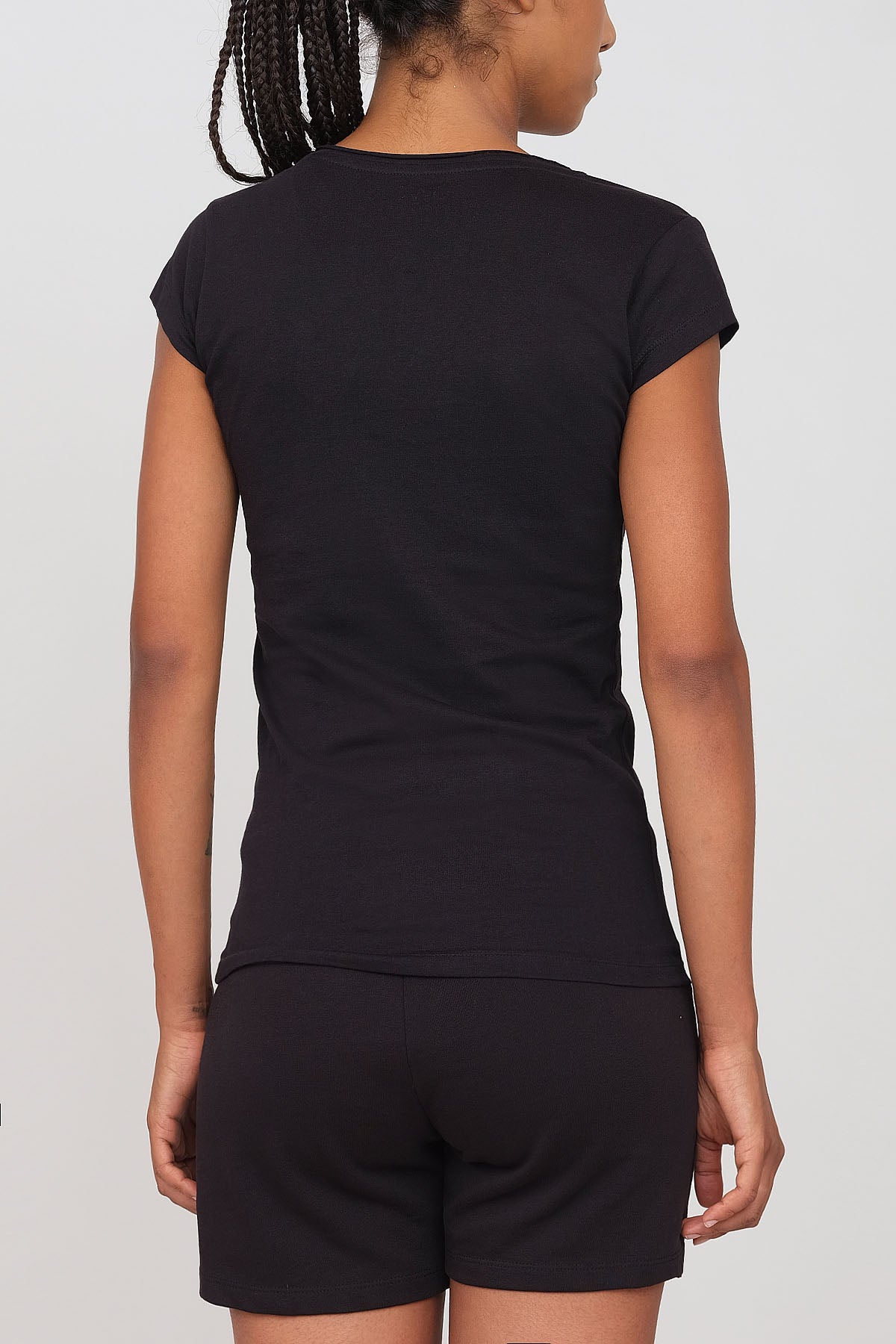 Black V-Neck T-Shirt