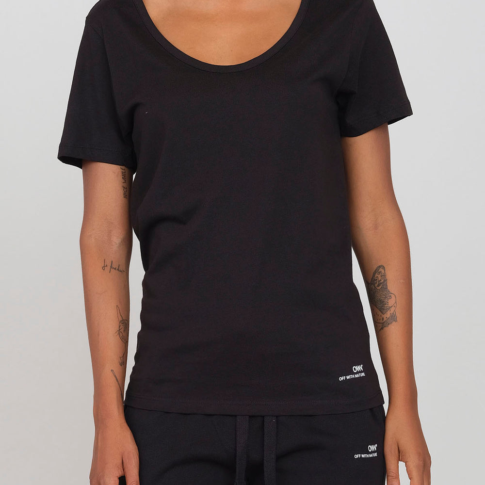 T-Shirt Scollo Profondo