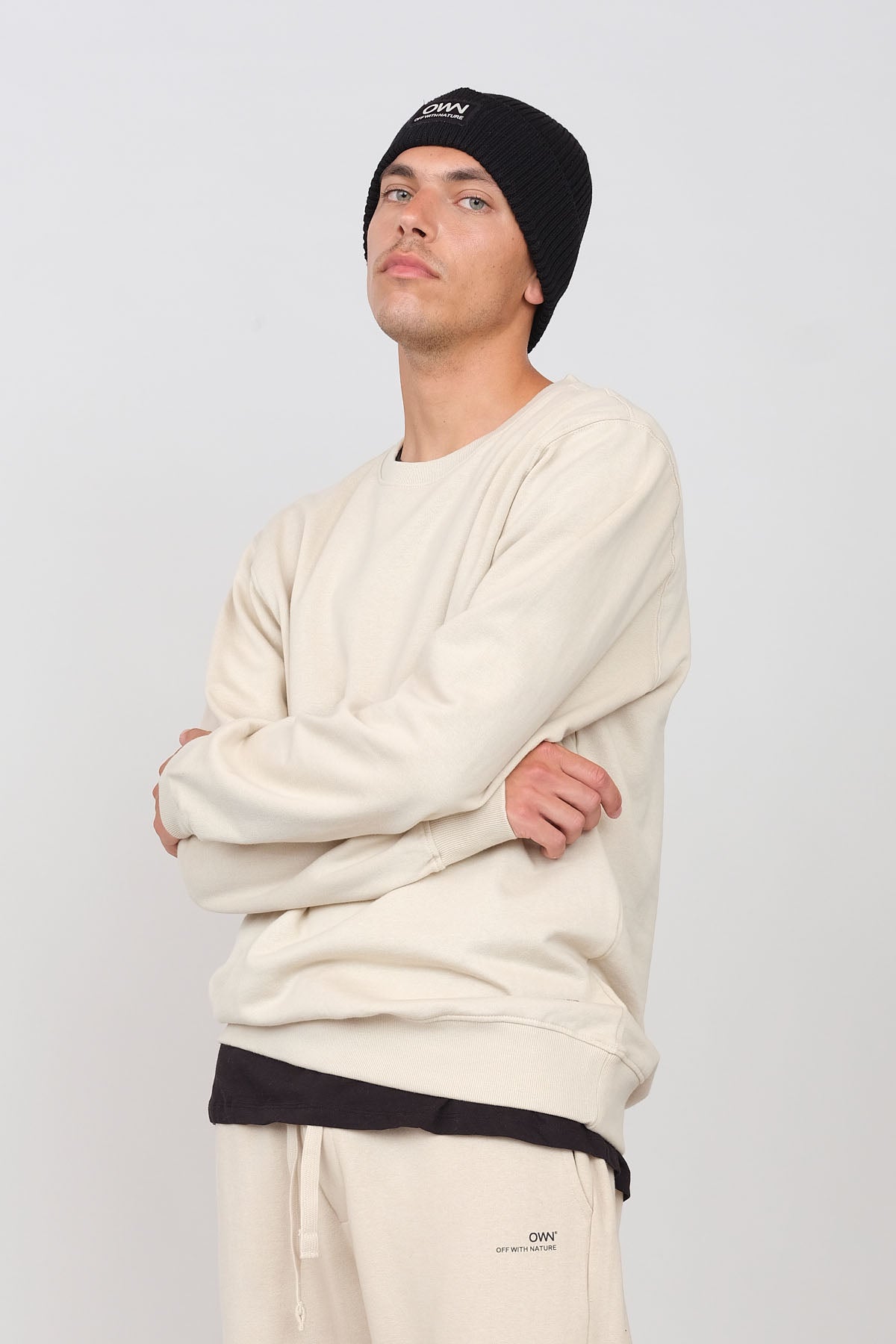 Brushed crewneck sweatshirt