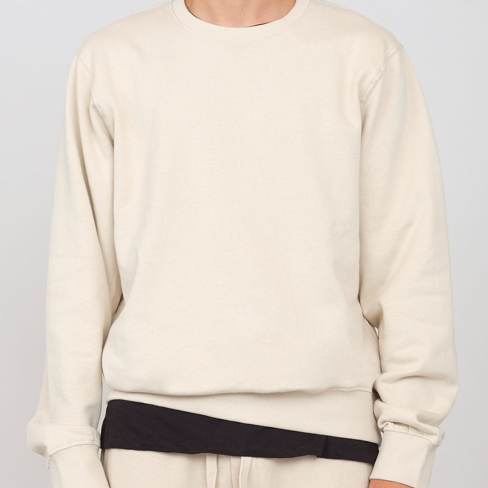 Brushed crewneck sweatshirt