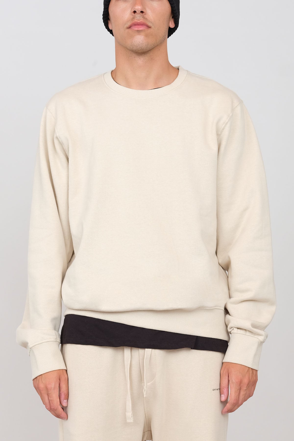 Brushed crewneck sweatshirt