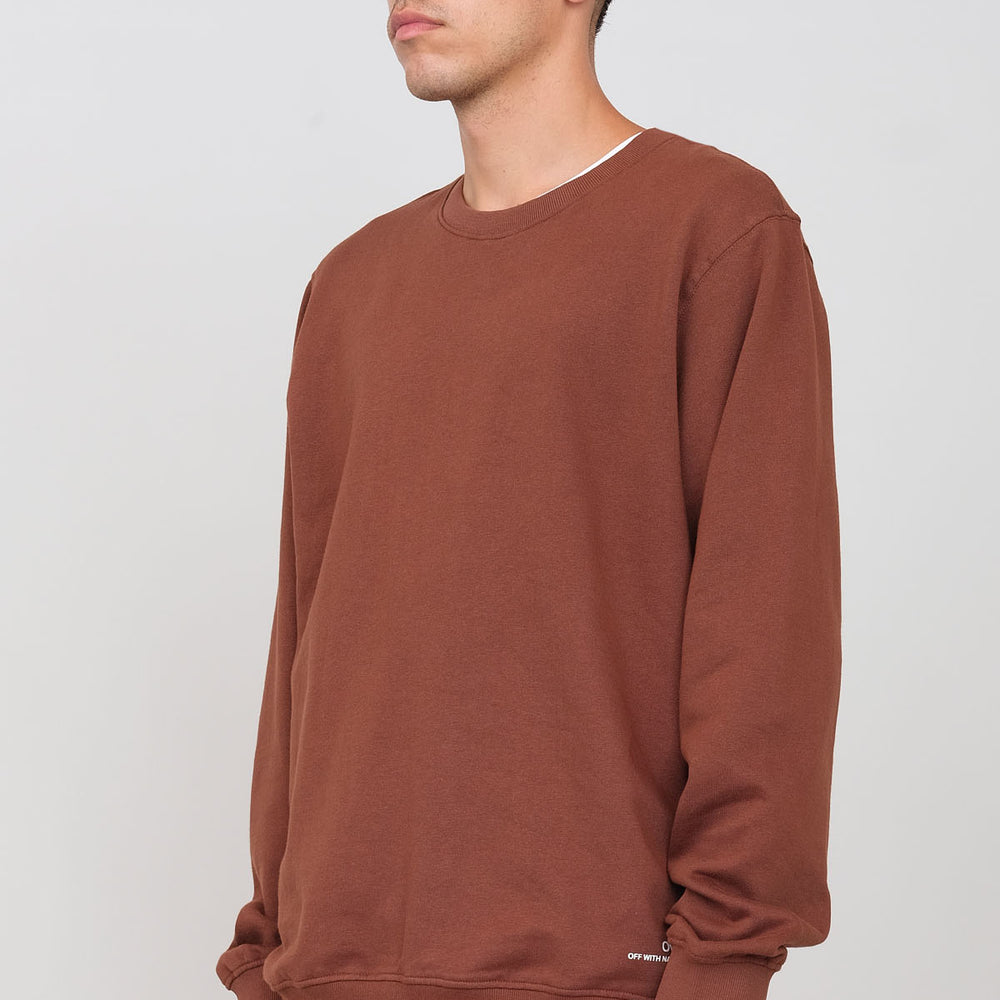 Brushed crewneck sweatshirt