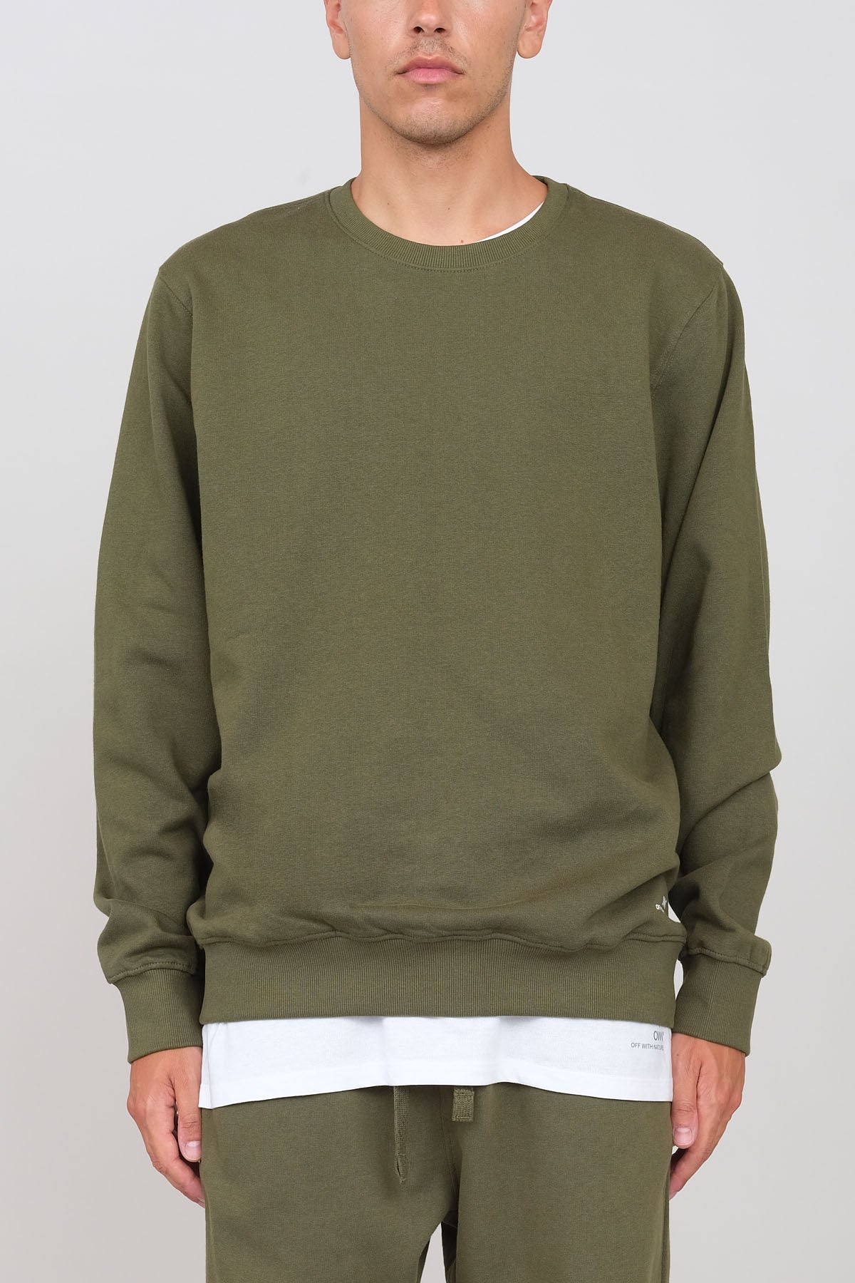 Brushed crewneck sweatshirt