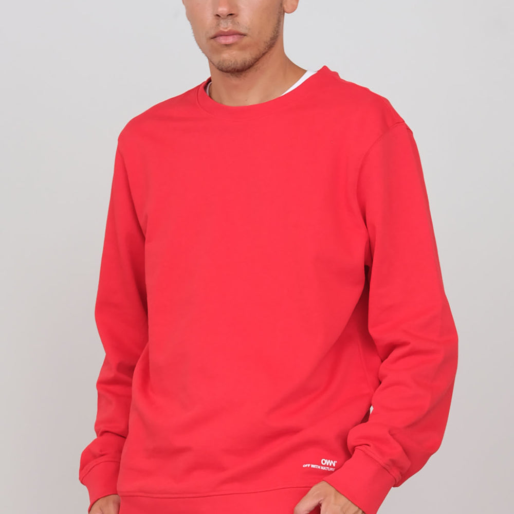 Brushed crewneck sweatshirt