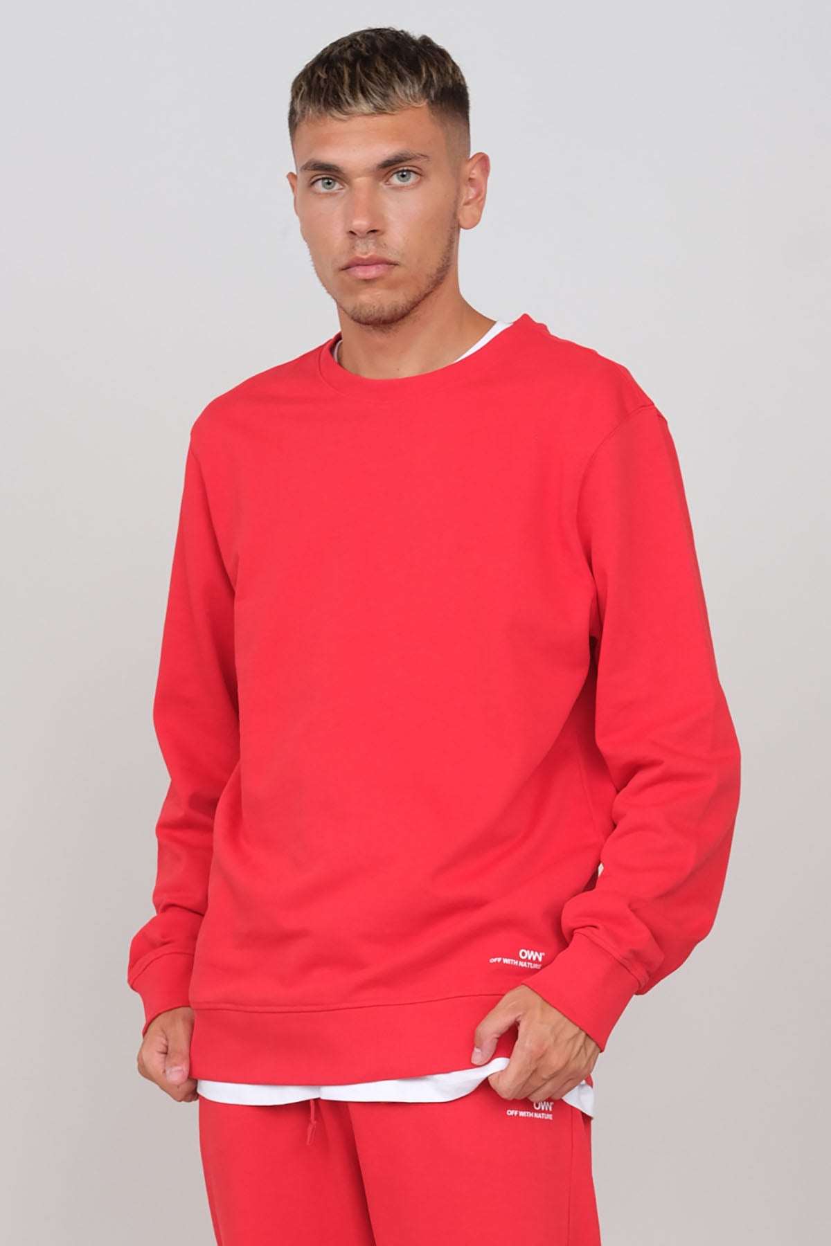 Brushed crewneck sweatshirt