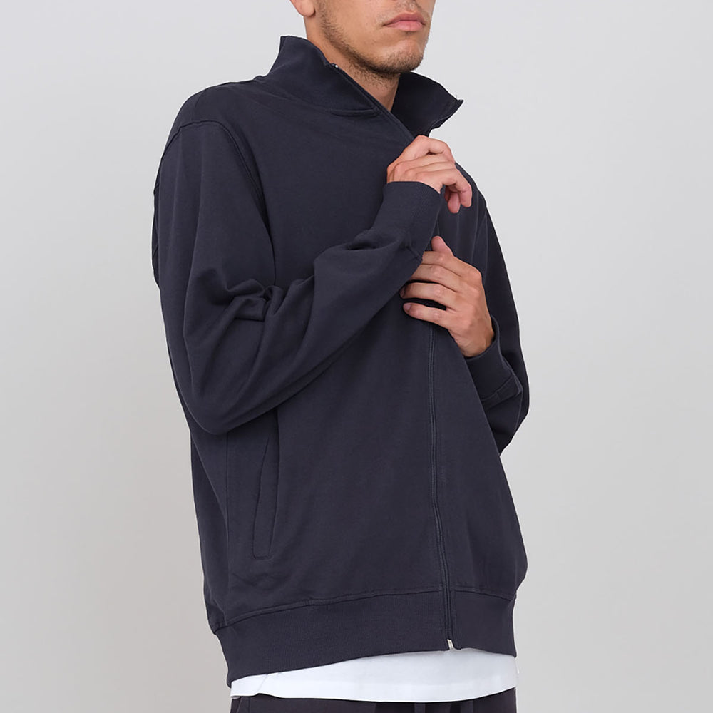 Brushed zip sweatshirt