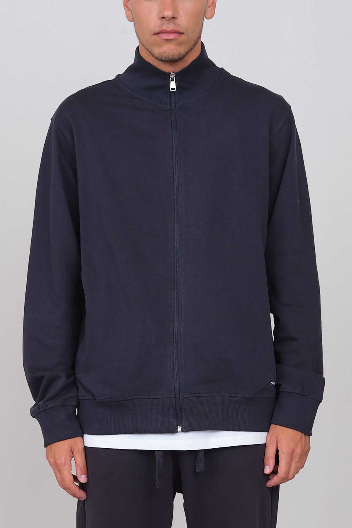 Brushed zip sweatshirt