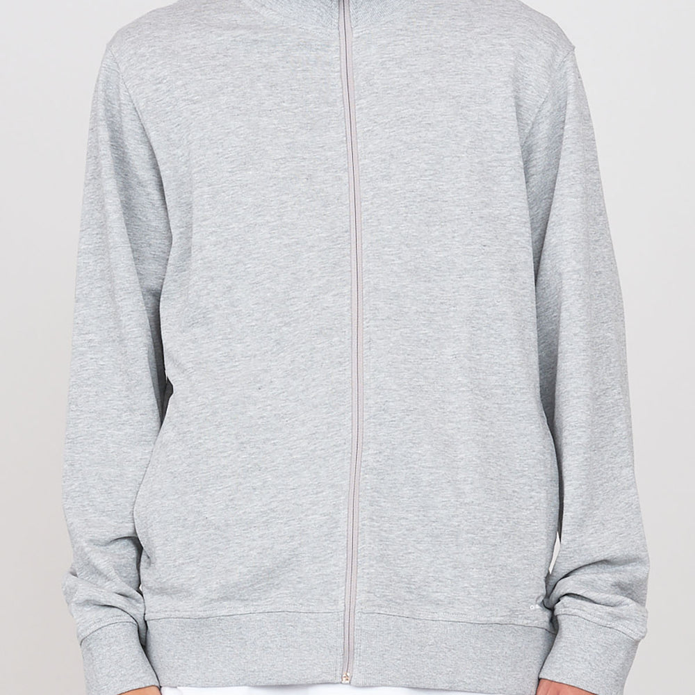 Brushed zip sweatshirt