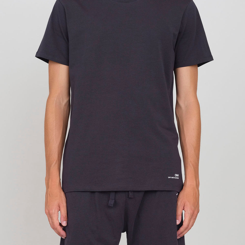 Stretch Jersey Crew Neck T-Shirt