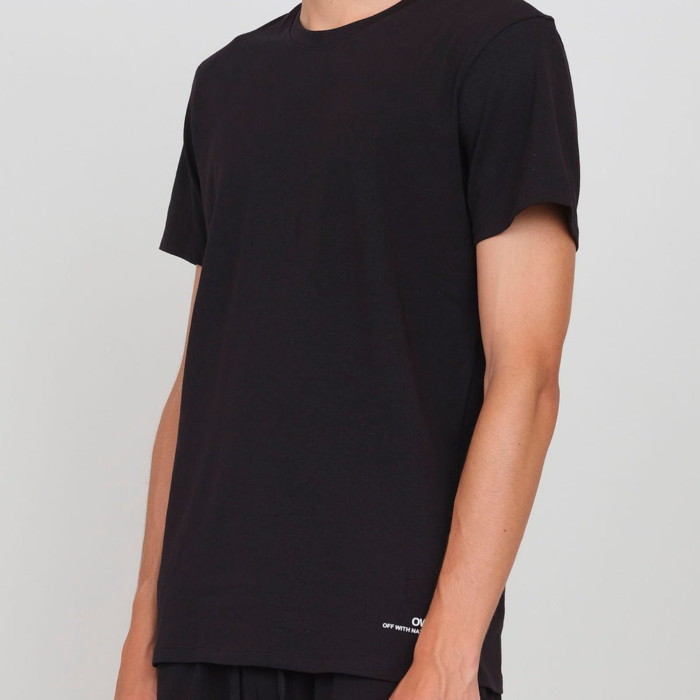 Stretch Jersey Crew Neck T-Shirt