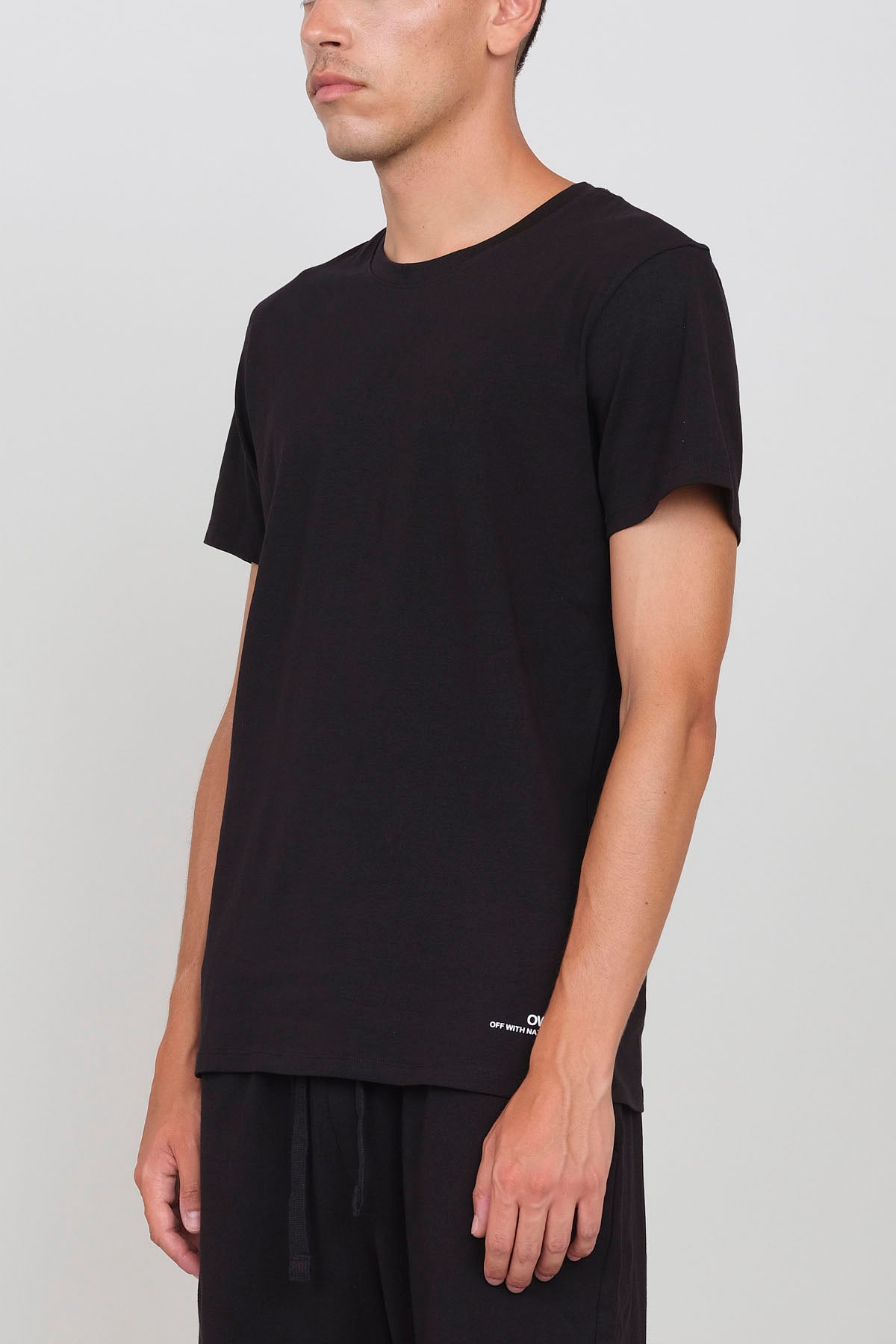 Stretch Jersey Crew Neck T-Shirt