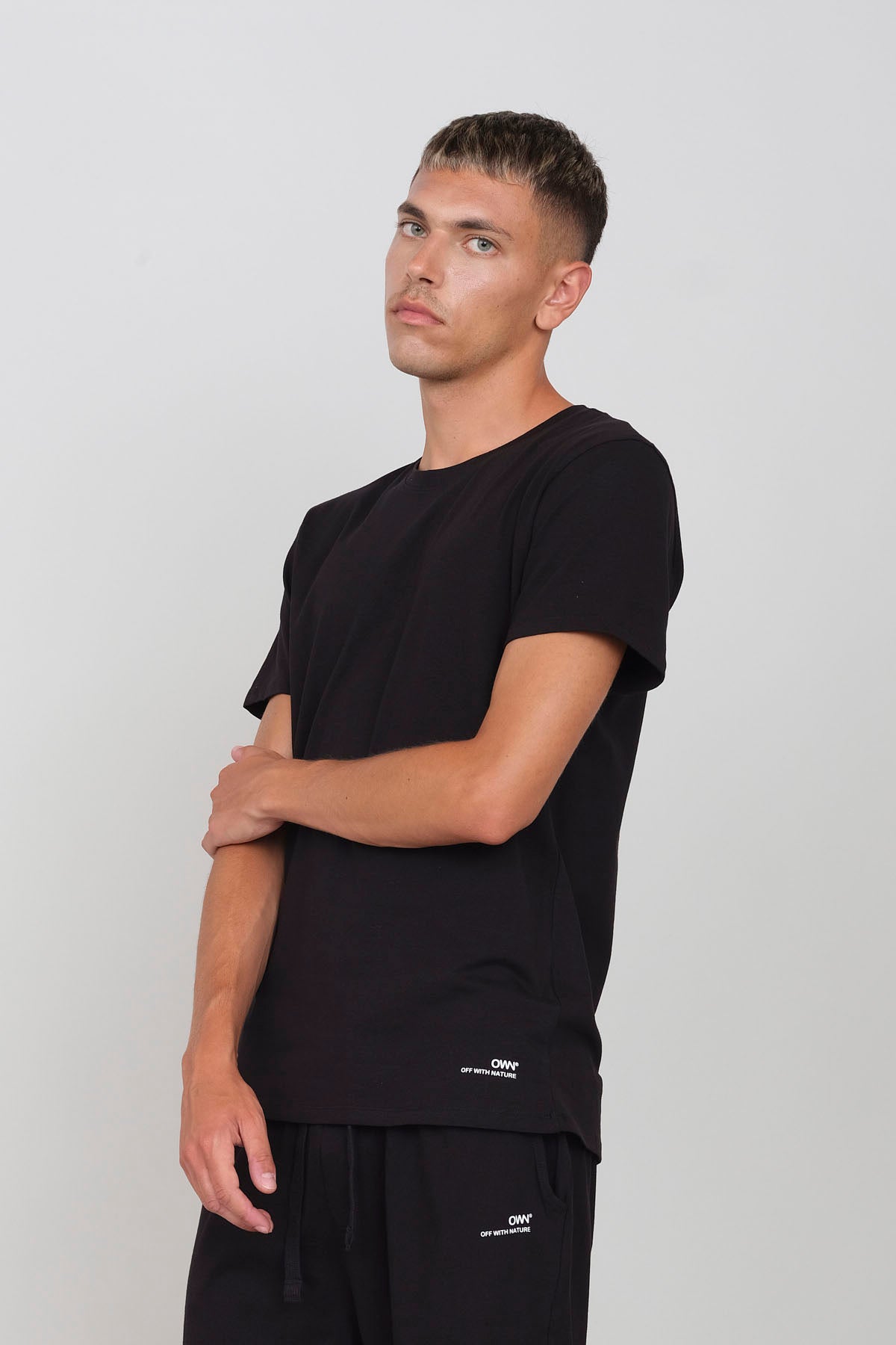 Stretch Jersey Crew Neck T-Shirt