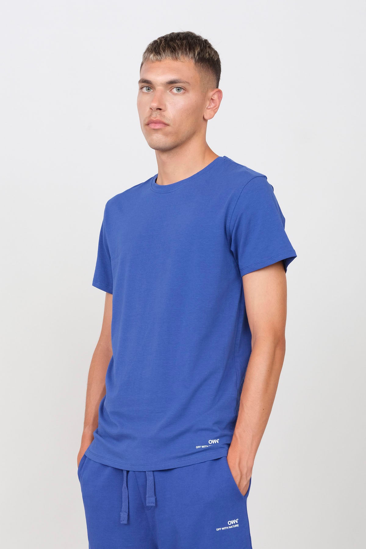 Stretch Jersey Crew Neck T-Shirt