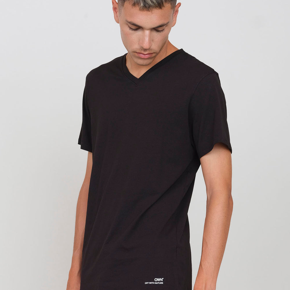 Stretch Jersey V-Neck T-Shirt