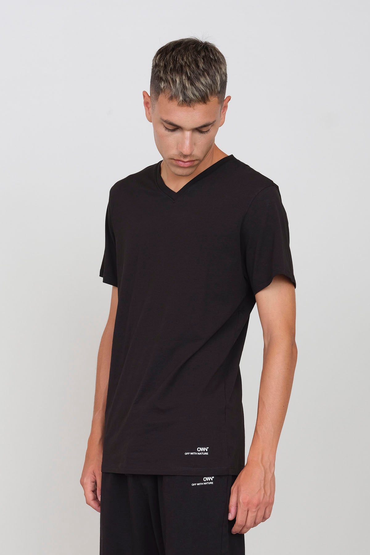 Stretch Jersey V-Neck T-Shirt