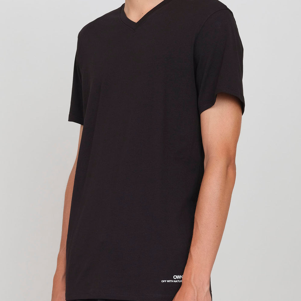 Stretch Jersey V-Neck T-Shirt