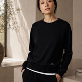 Crew Neck Sweatshirt Black