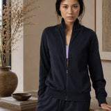 Felpa con Zip Blu