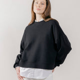 Crewneck Sweatshirt Loose Fit in Interlock