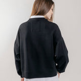 Crewneck Sweatshirt Loose Fit in Interlock