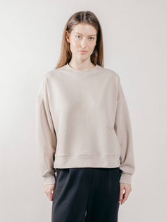 Crewneck Sweatshirt Loose Fit in Interlock