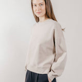 Crewneck Sweatshirt Loose Fit in Interlock