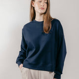 Crewneck Sweatshirt Loose Fit in Interlock