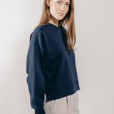 Crewneck Sweatshirt Loose Fit in Interlock