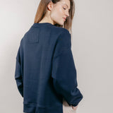 Crewneck Sweatshirt Loose Fit in Interlock