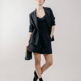 Giacca Blazer Doppiopetto in Interlock