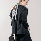 Giacca Blazer Doppiopetto in Interlock