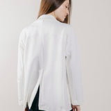 Giacca Blazer Doppiopetto in Interlock